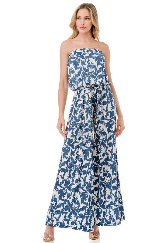 Wide Leg Jumpsuit with belt