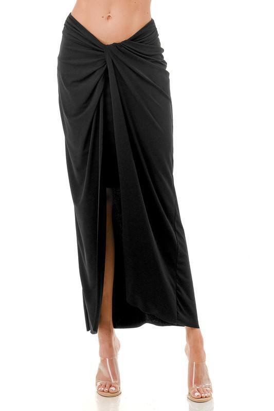 Twist Maxi Skirt