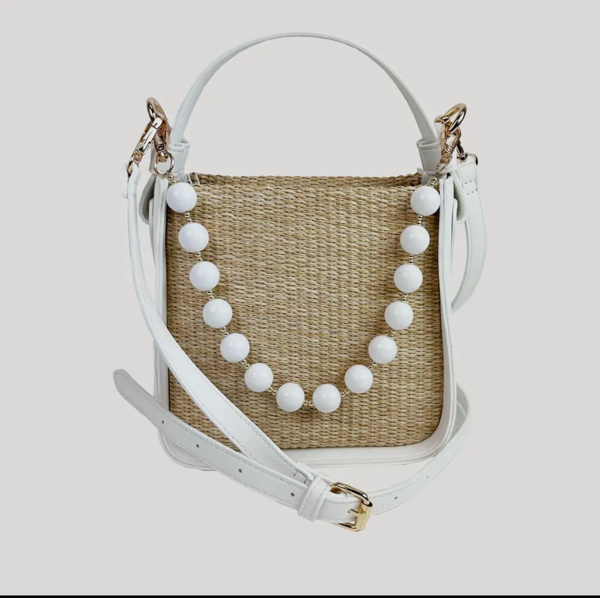 Carly Raffia Crossbody