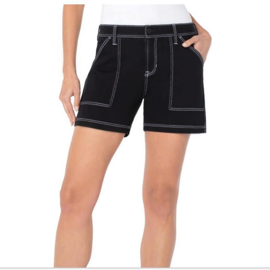 Contrast Stitch Utlily Short