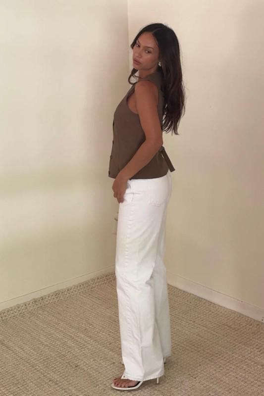 Button Down Sleeveless Vest