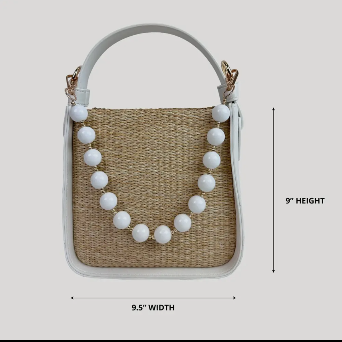 Carly Raffia Crossbody