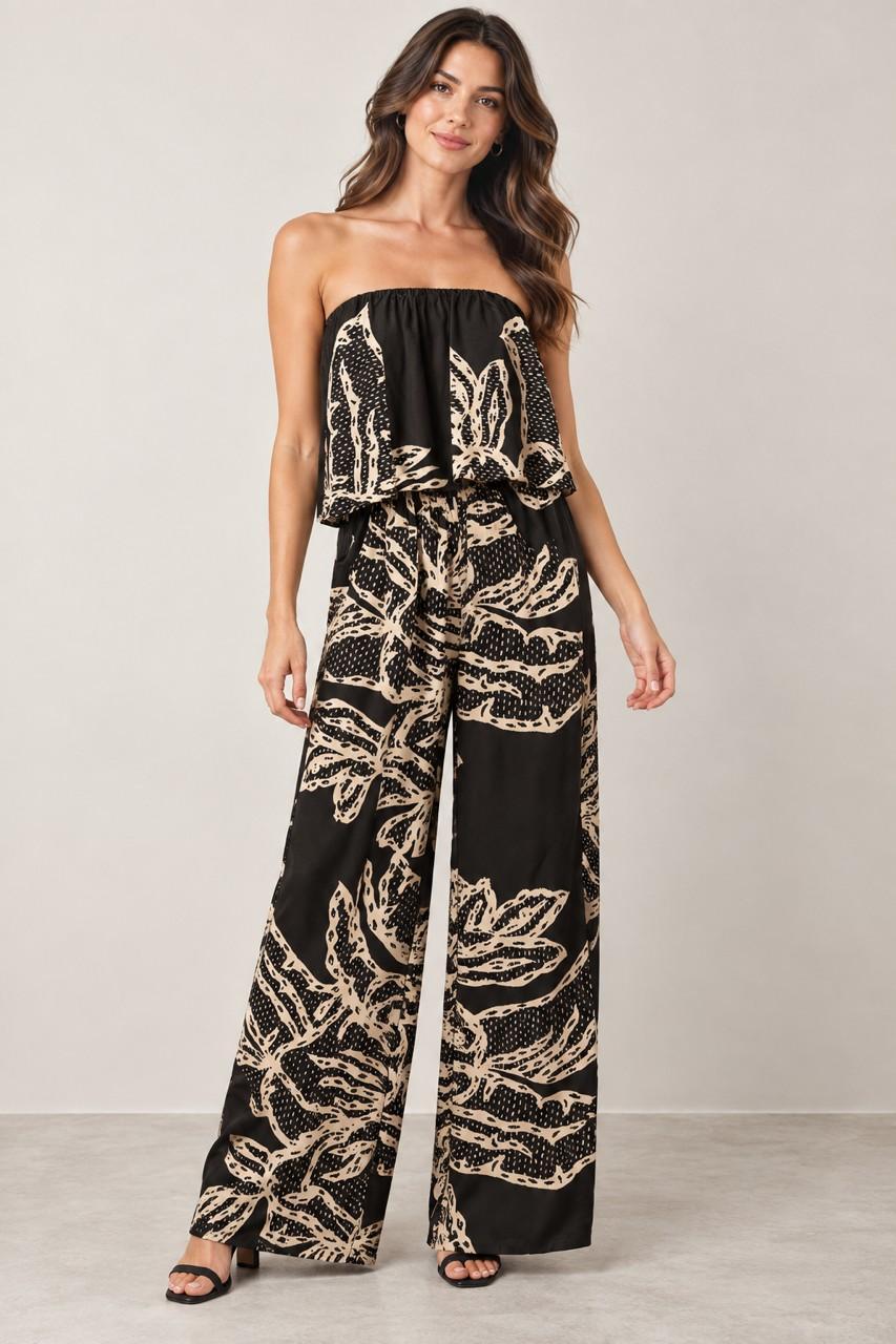 Cascade Satin Jumpsuit