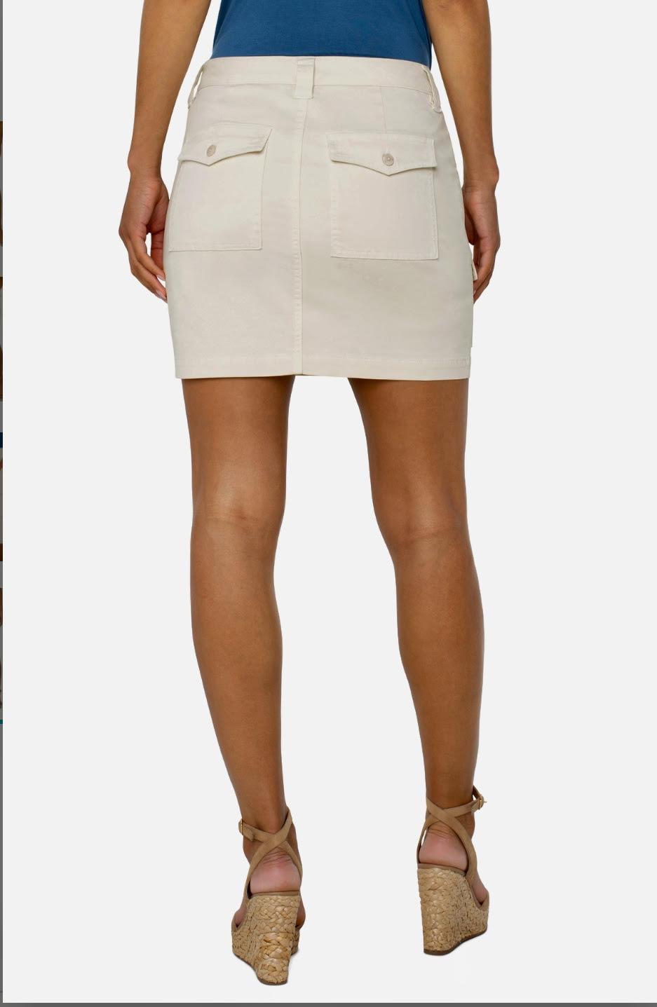 Twill Cargo Skort