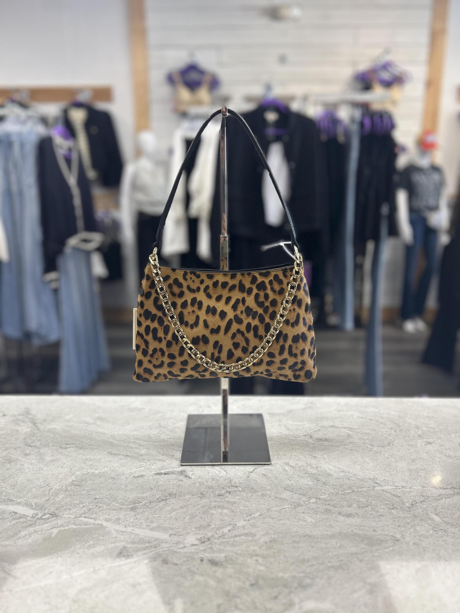 Genuine Calf Hair Shoulder Bag