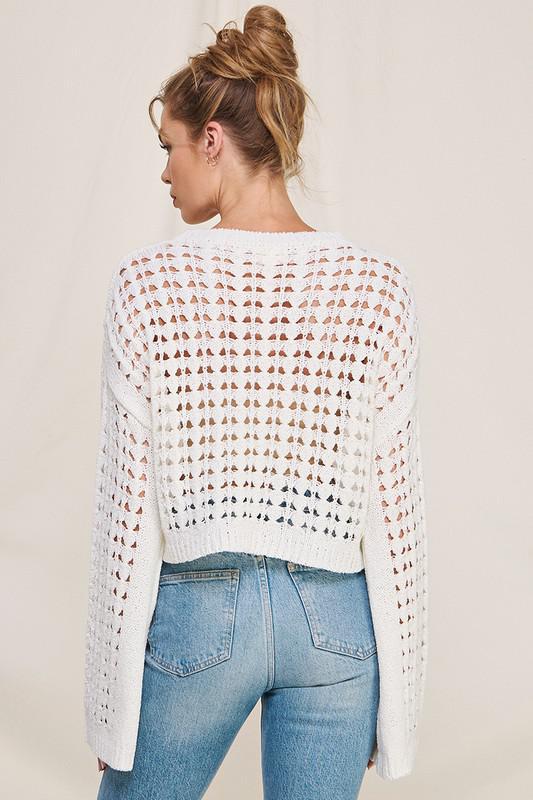 Open Weave Sweater