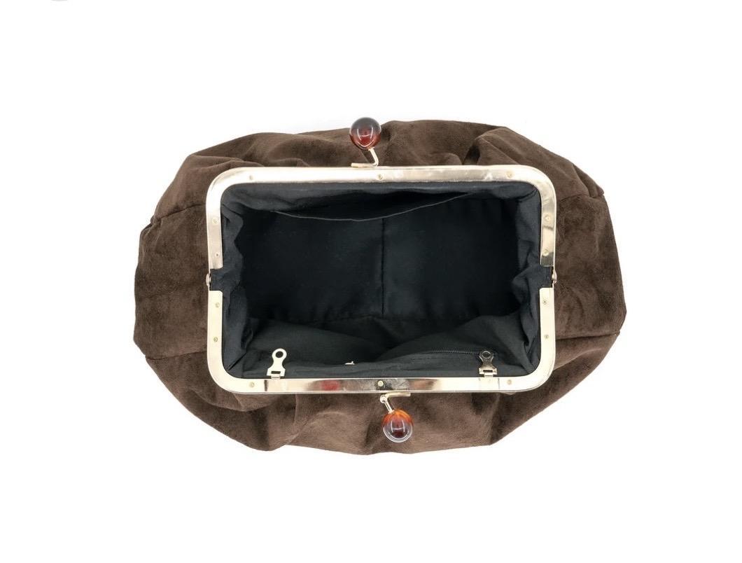 Aura Suede Clutch