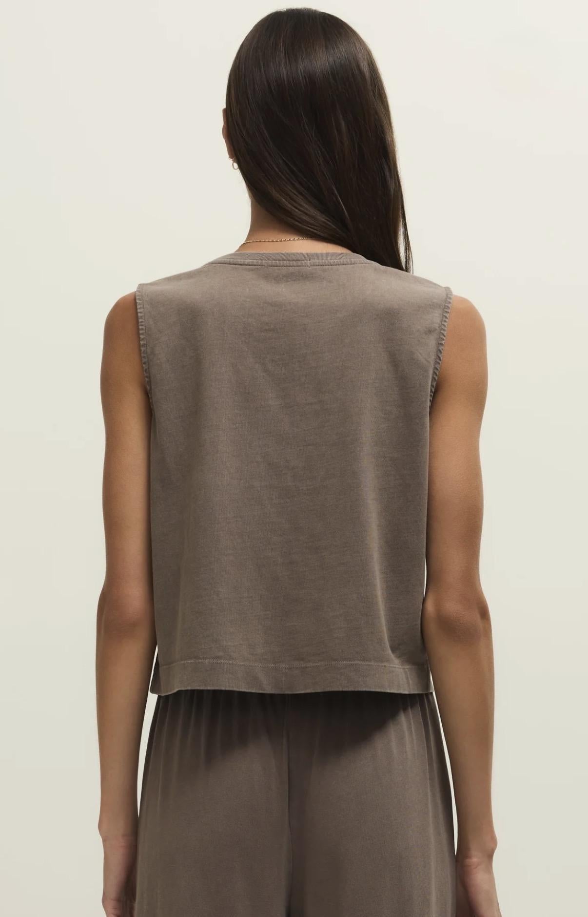 Sloane Jersey Muscle Tank