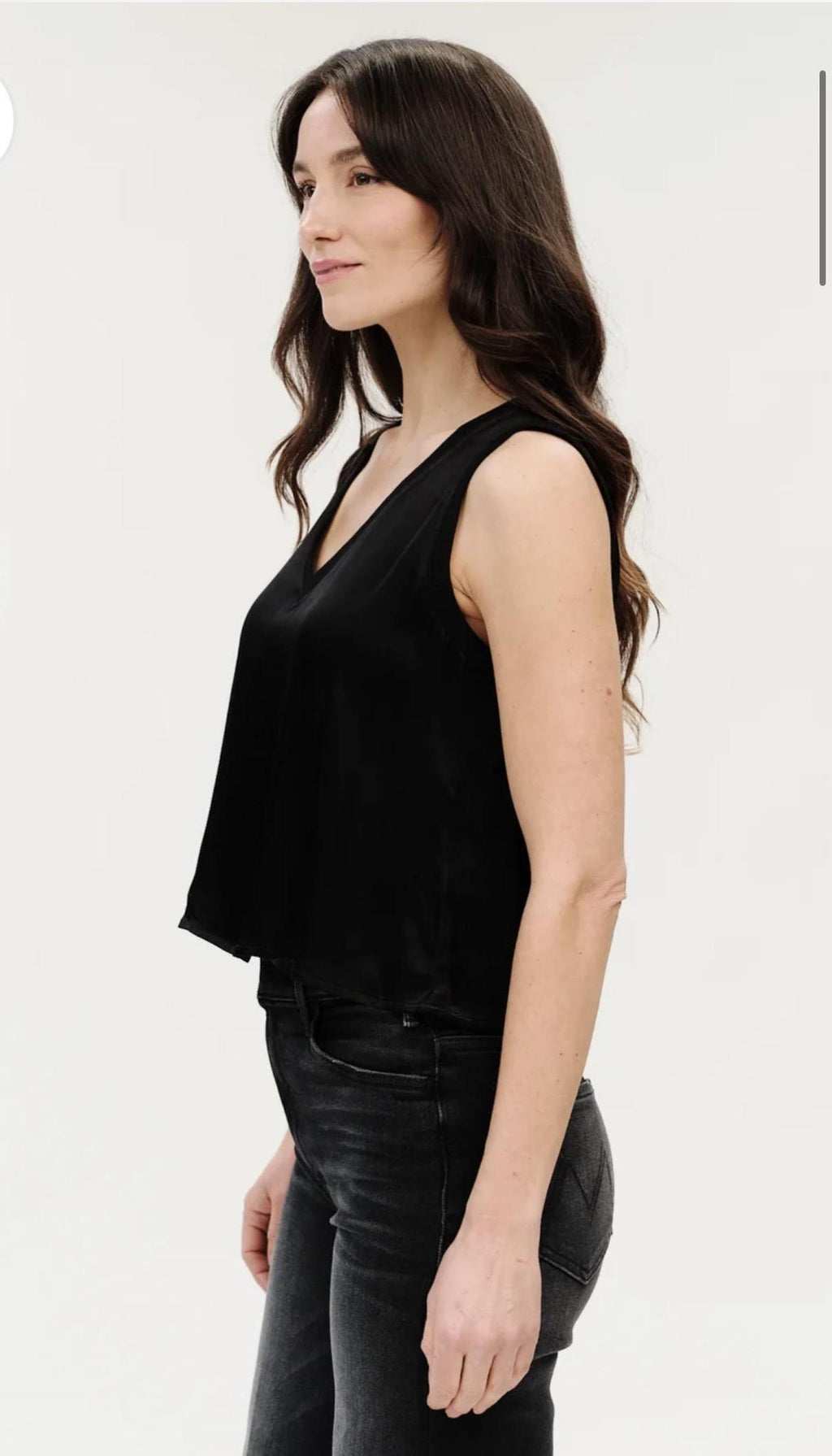 Rossa Satin Tank Top