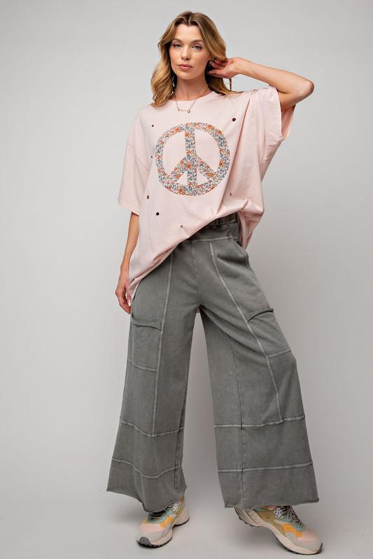 Wide Leg Palazzo Lounge Pant