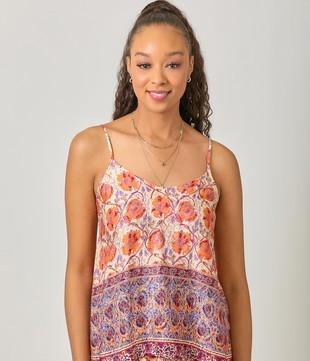 Adjustable Strap Colorful Cami