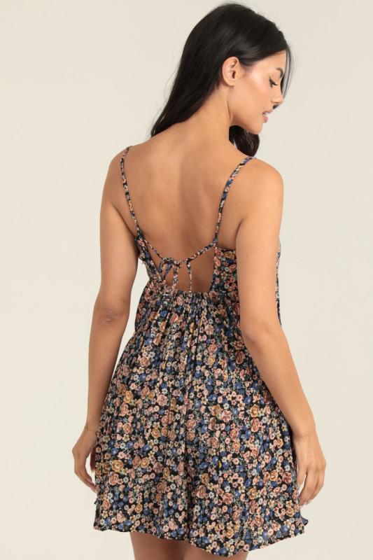 Ditsy Print Dress