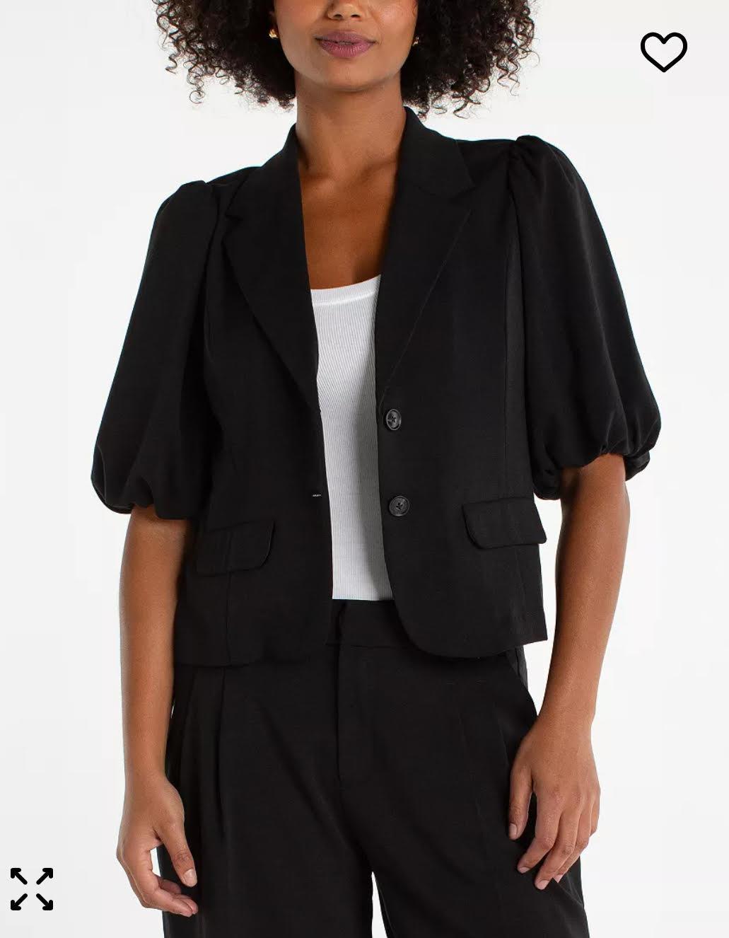 Balloon Sleeve Blazer