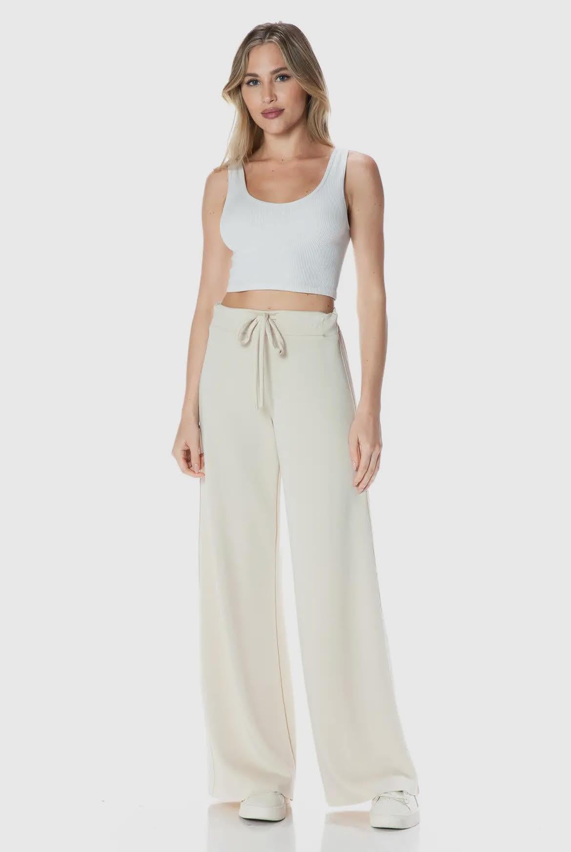 Scuba Raw Edge Pants
