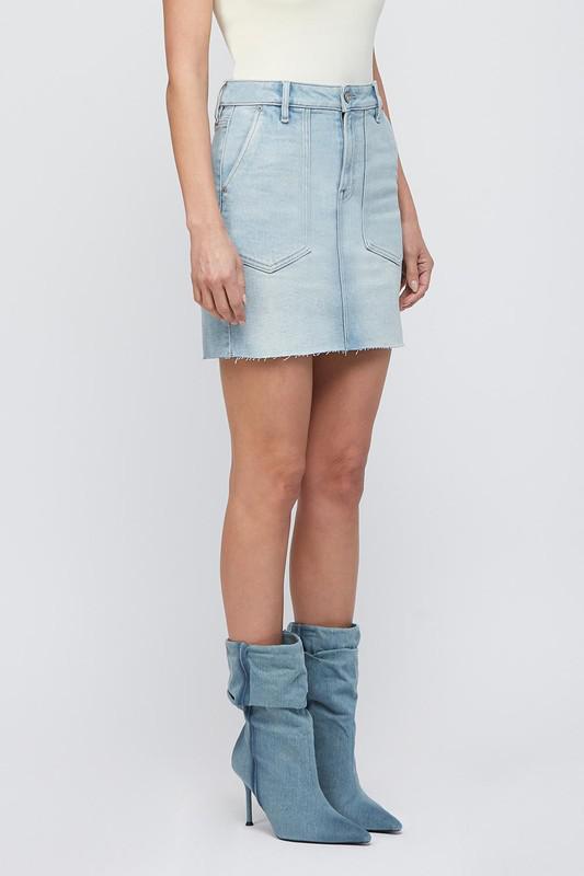 Utility Denim Skirt