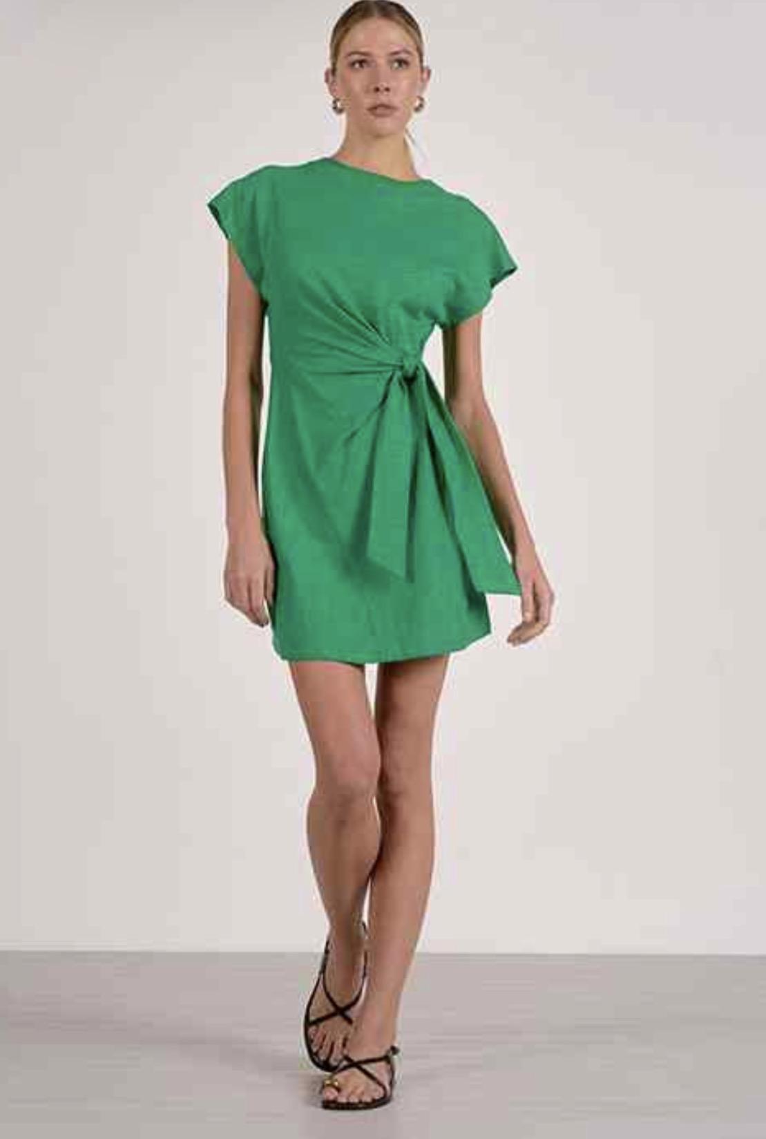 Tilly Side Tie Midi Dress