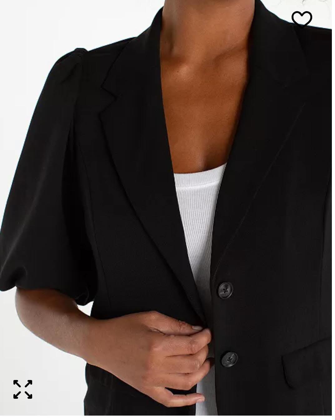Balloon Sleeve Blazer