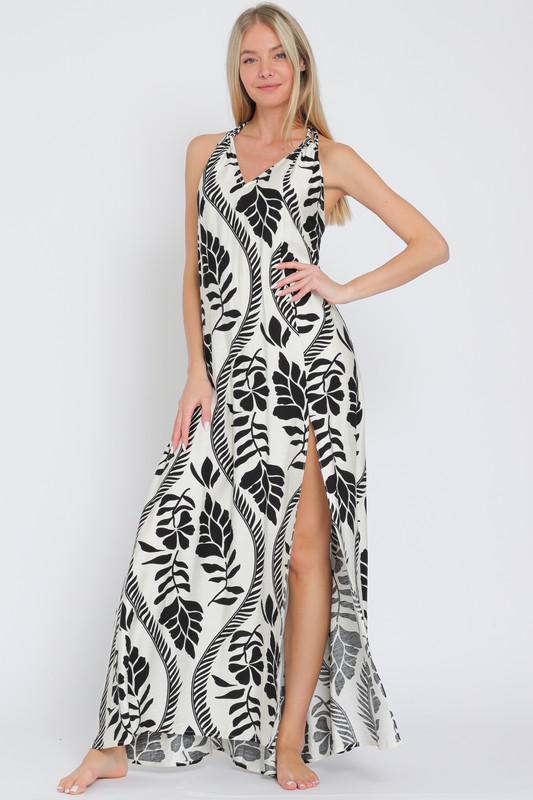 Tie Back Maxi Dress