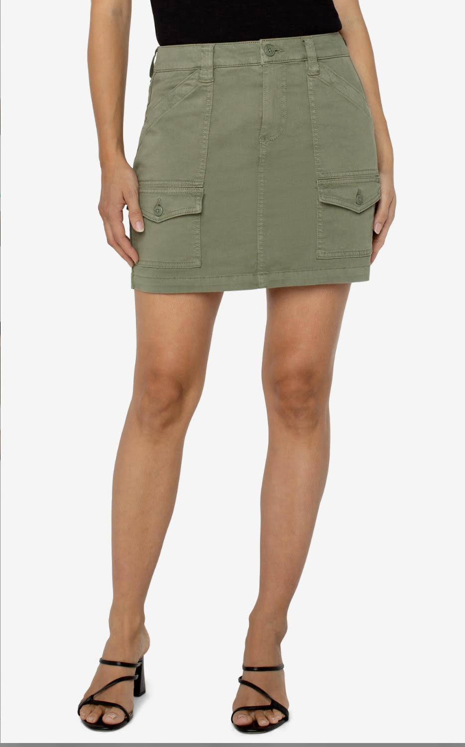 Twill Cargo Skort