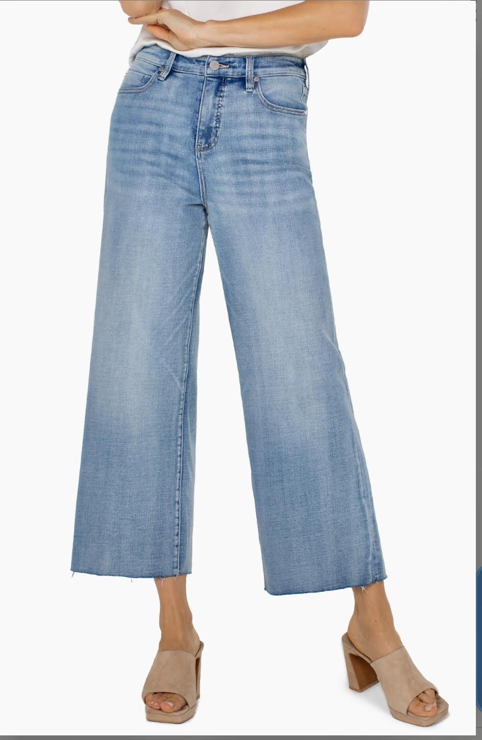 Stride HR Crop W Wide Raw Hem