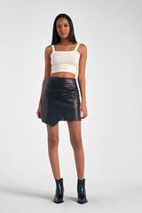 Faux Leather Mini skirt