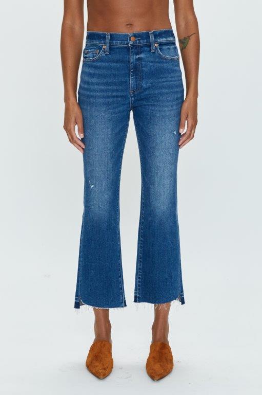 Lennon High Rise Crop Boot Cut Jean