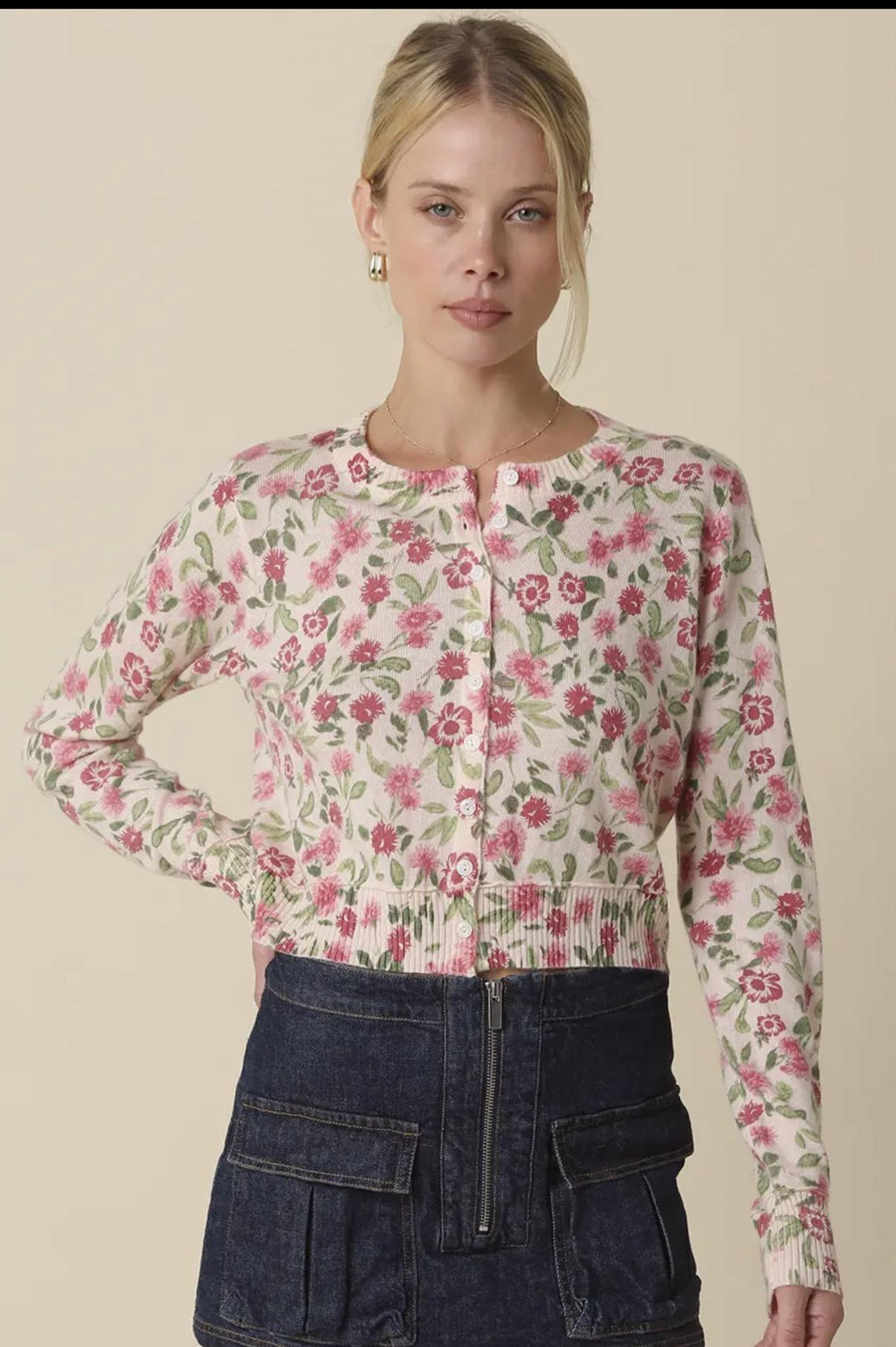 Emilee Floral Cardigan