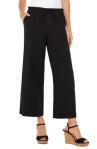 Pull On Tie Waist Wide Leg Pant