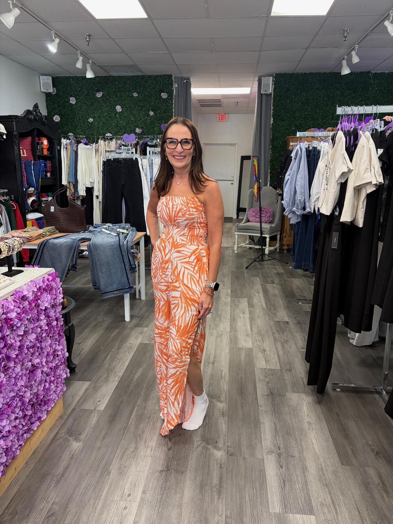 Smocked Top Summer Jumpsuit