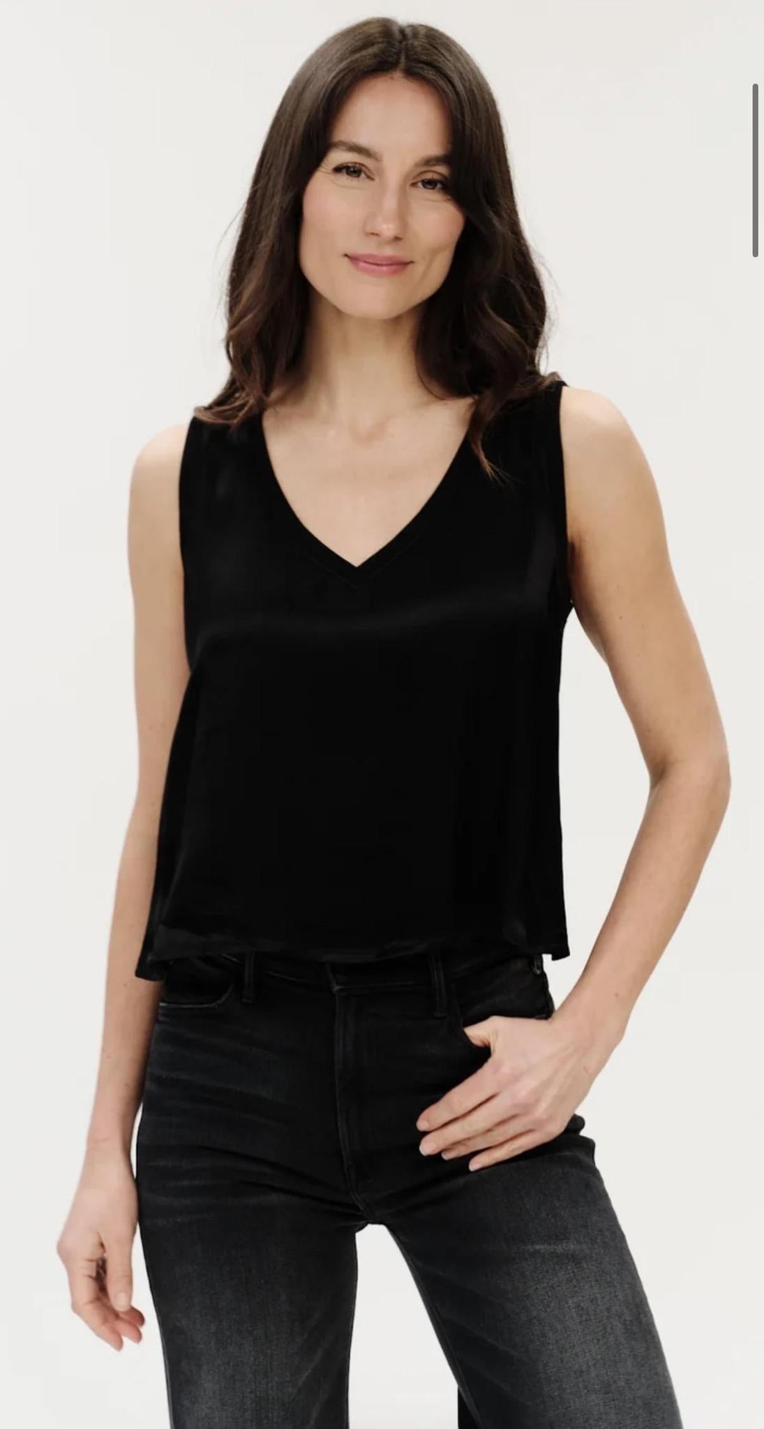 Rossa Satin Tank Top