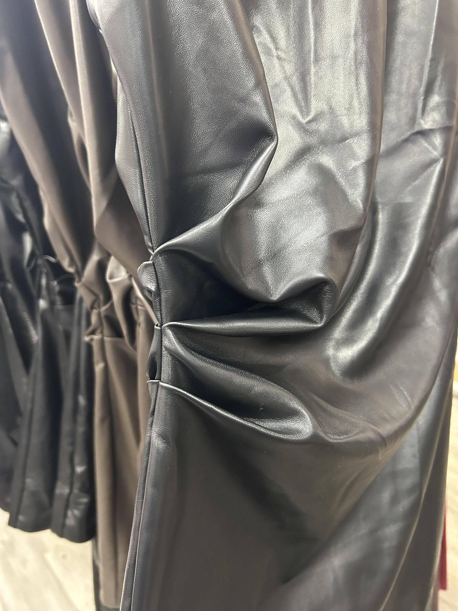 Emily Vegan Leather Dress
