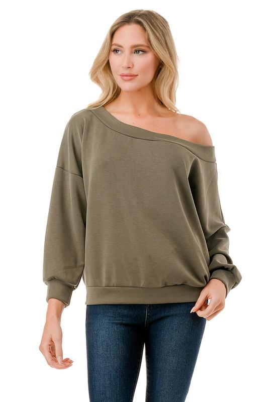 Harper Off Shoulder Sweatshirt