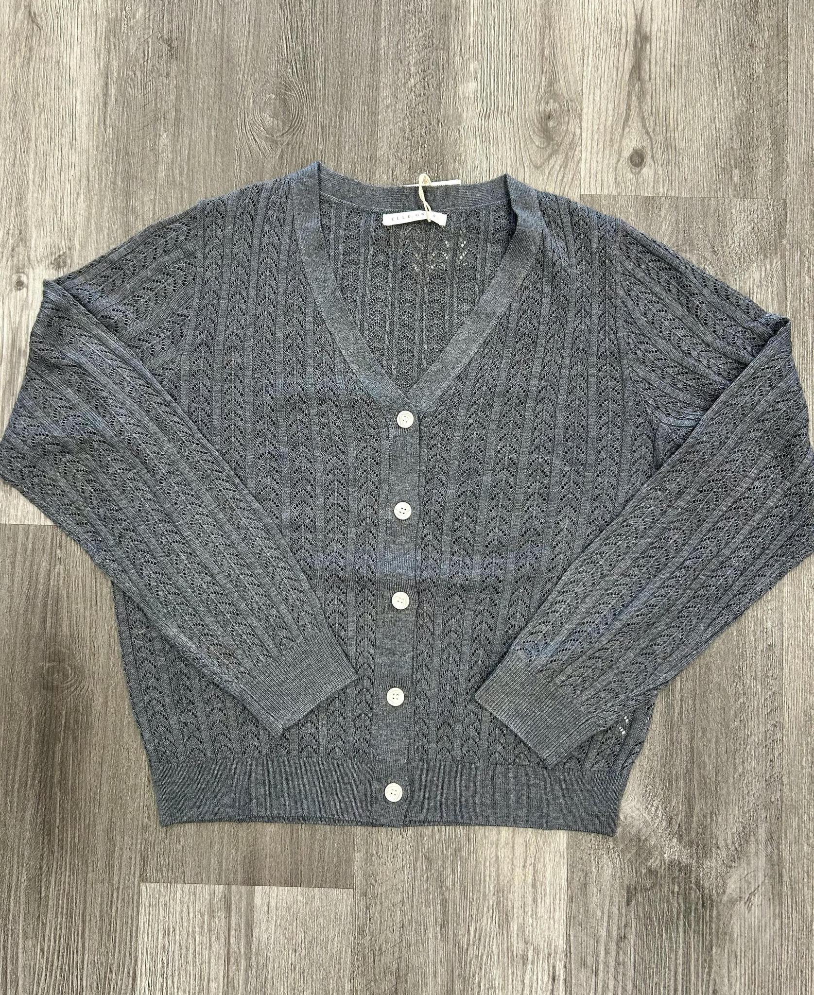 Cabled V-Neck Cardigan
