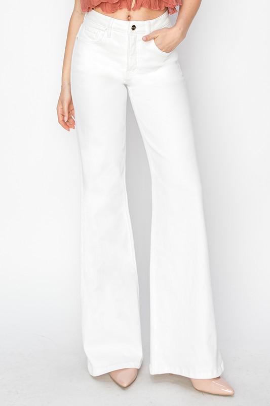 Tummy Control Wide Leg Jeans