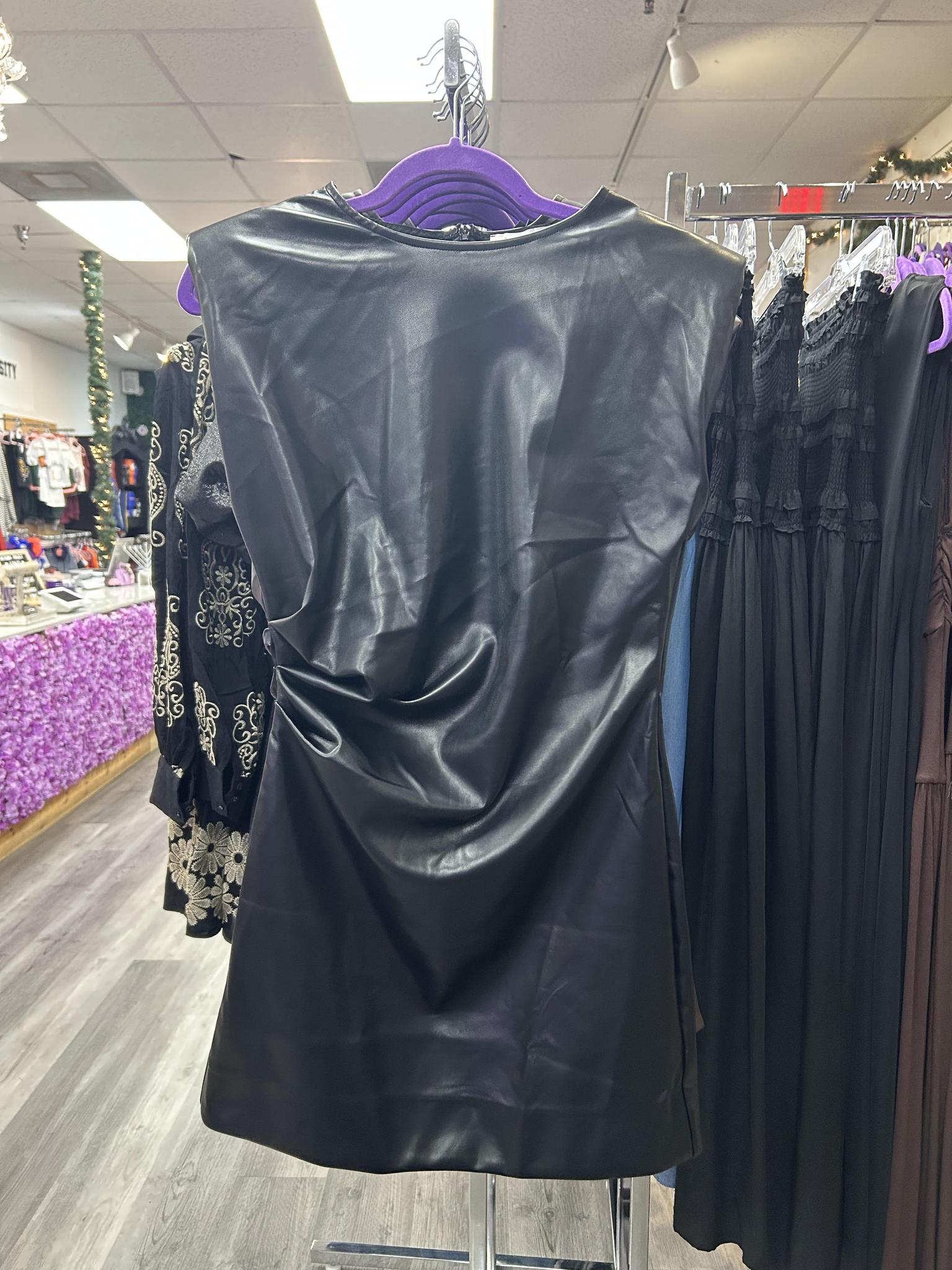 Emily Vegan Leather Dress