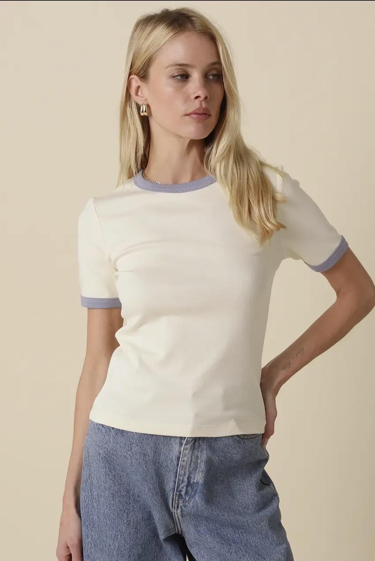 Contrast Trim T-Shirt