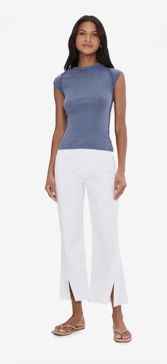 Crop Flare with Twisted Seam