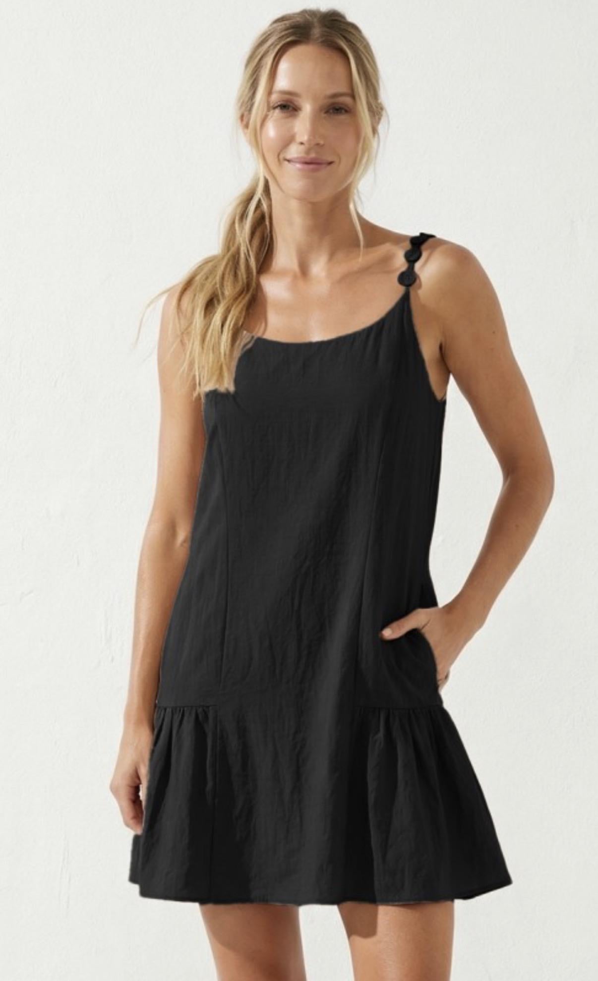 Button Detail Mini Dress