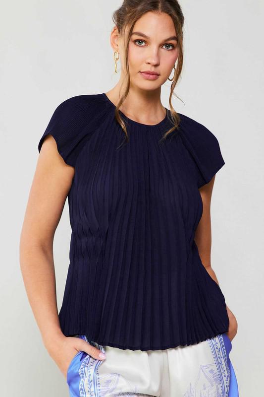 Pleated Detail Top