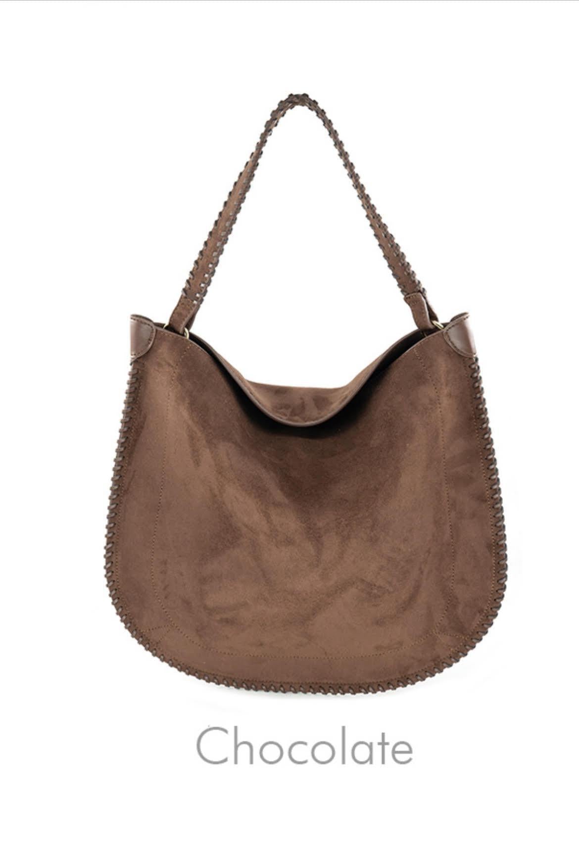 Suede Tote Bag