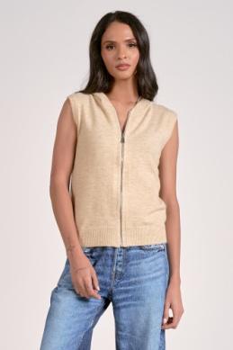 Zip Up Hooded Vest