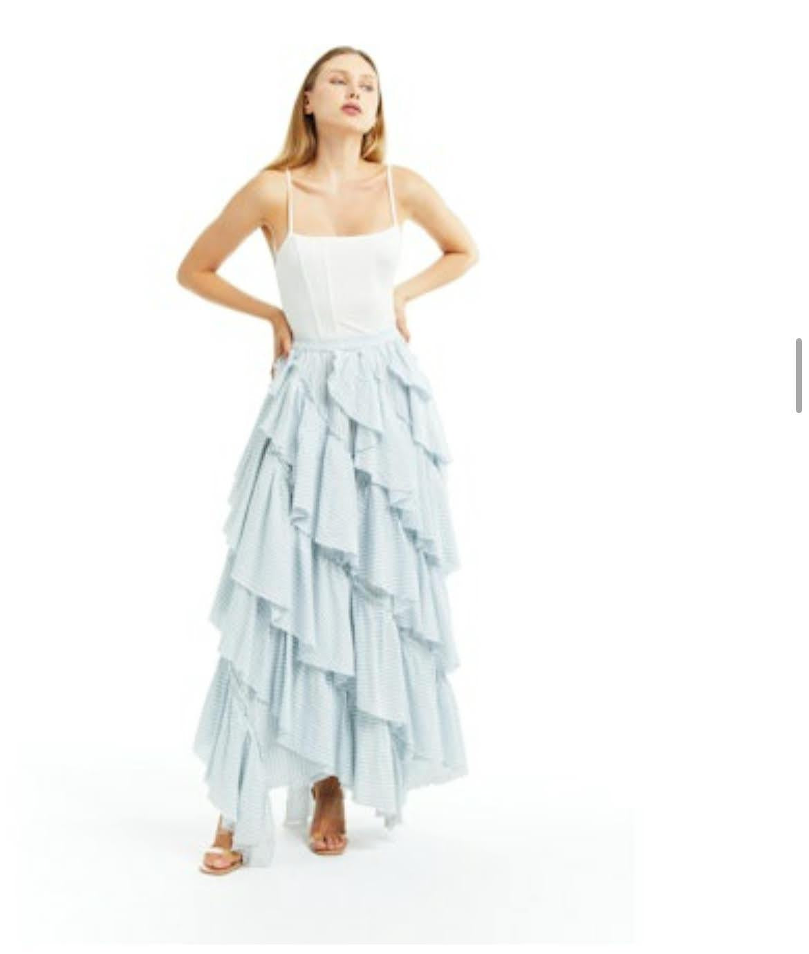 Runway Bride Ruffle Skirt