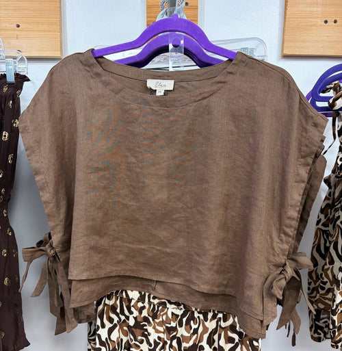 Abbie Linen Top