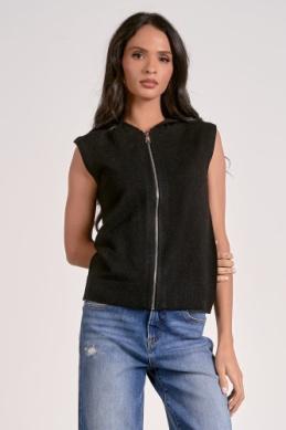 Zip Up Hooded Vest