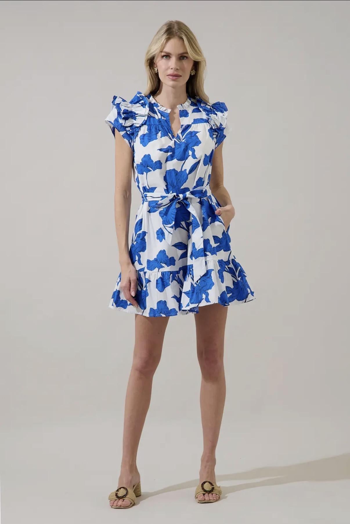 Gemmi Ruffle Mini Dress