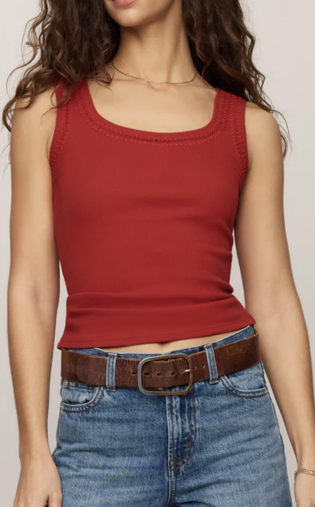 Larkin Embroidered Tank Top