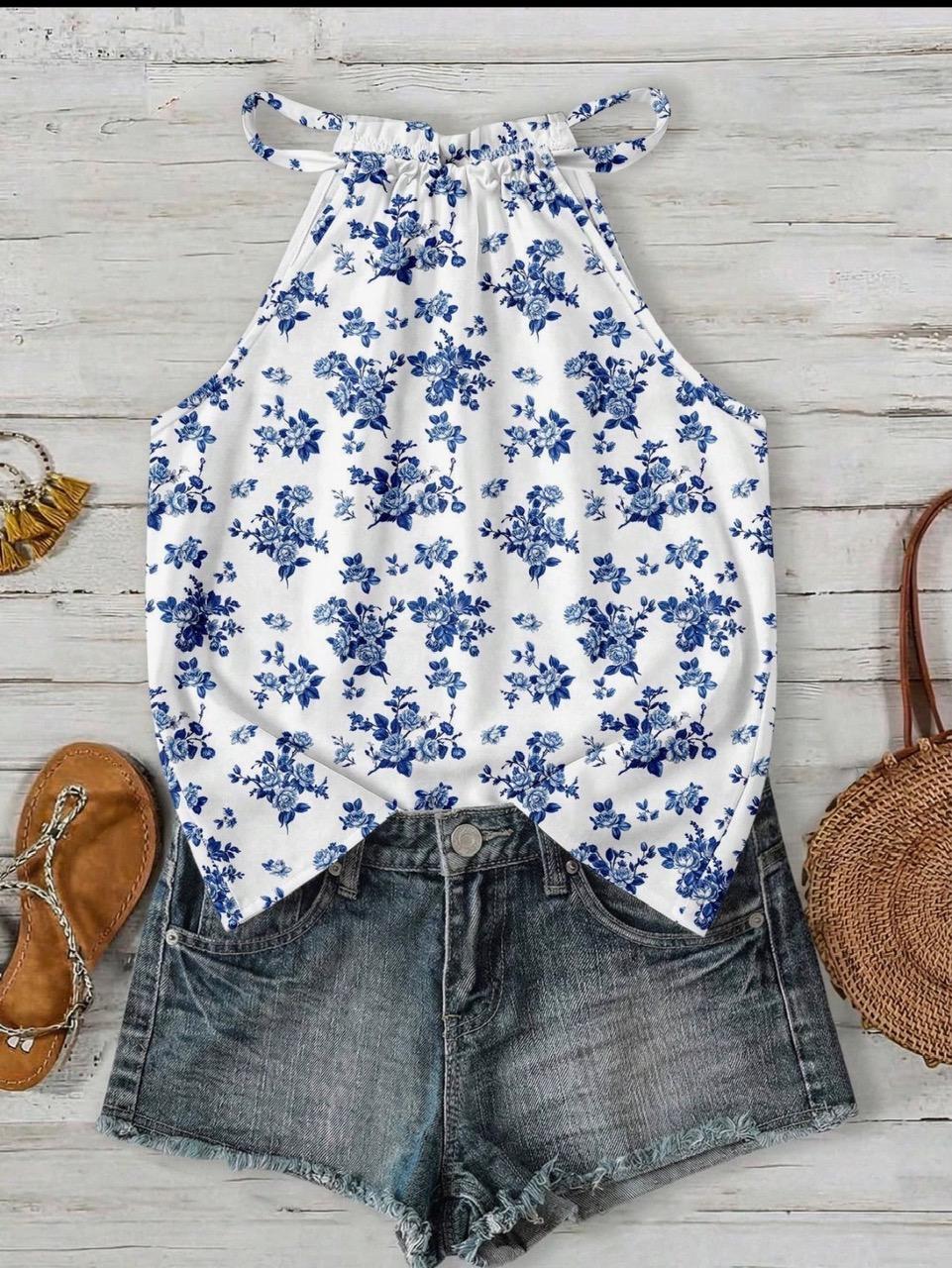Boho Halter Top