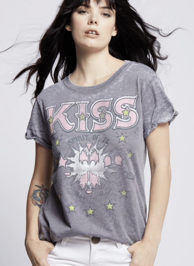 Kiss Burn Out Tee