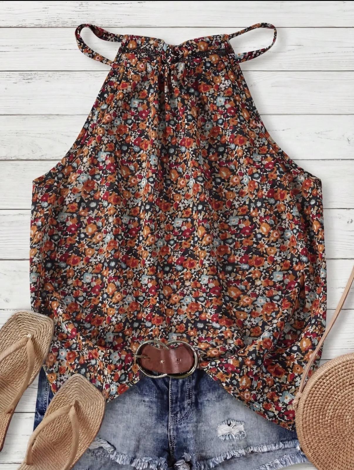 Boho Halter Top