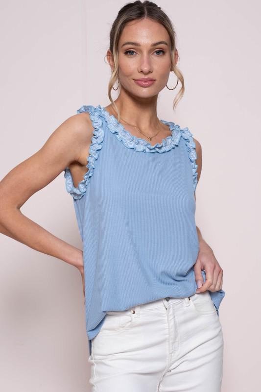 Jenny Ruffle Tank